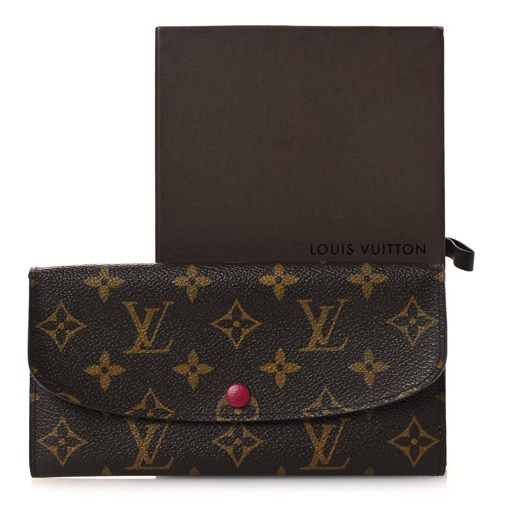 Monogram Emilie Wallet Fuchsia