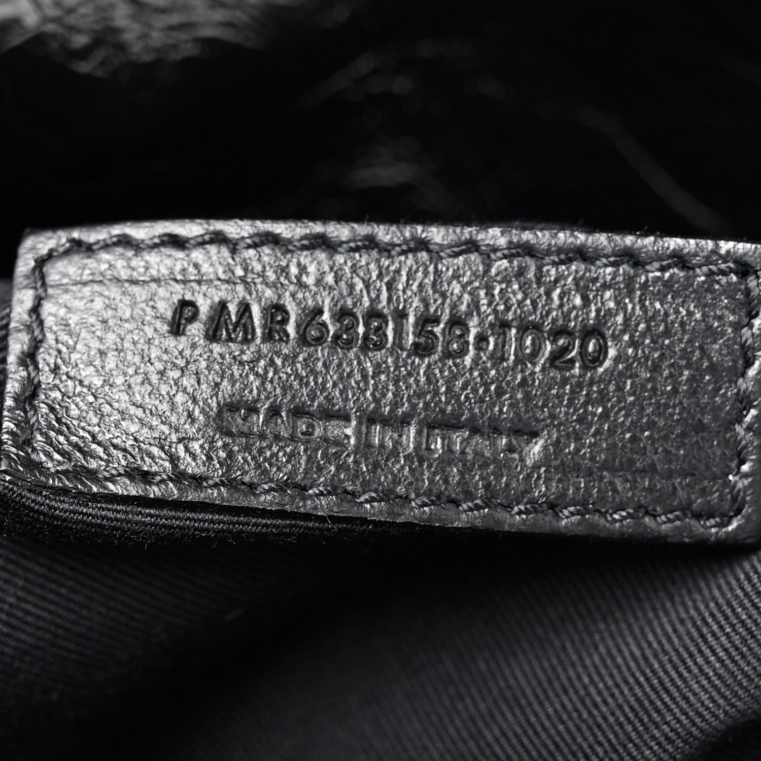 Crinkled Calfskin Matelasse Monogram Medium Niki Chain Satchel Black