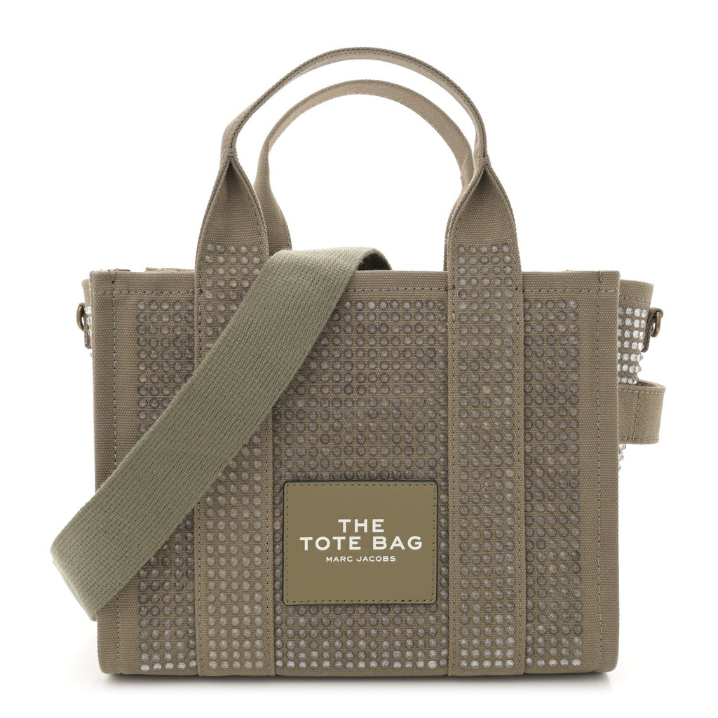 Crystal Canvas Small The Tote Bag Slate Green