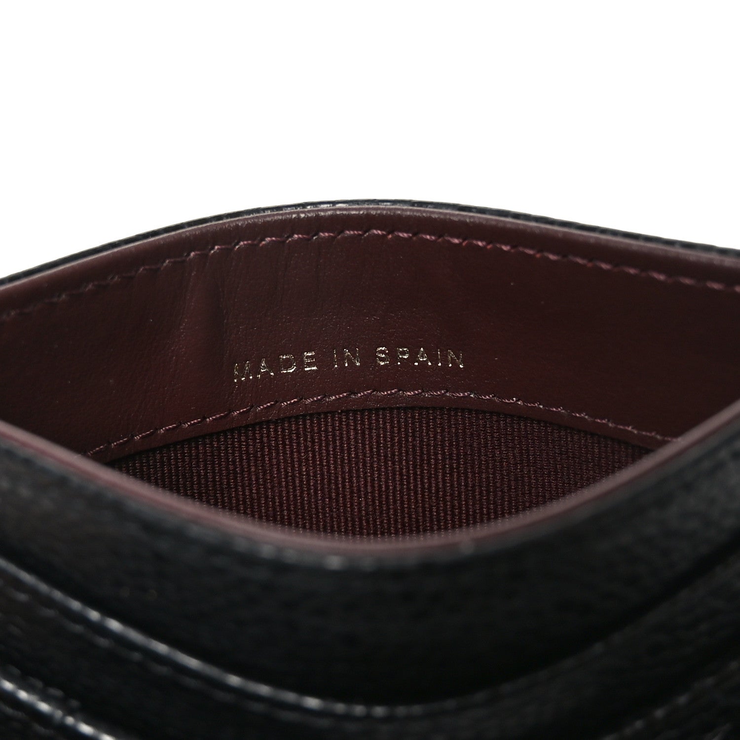 Caviar Quilted  Holder Black