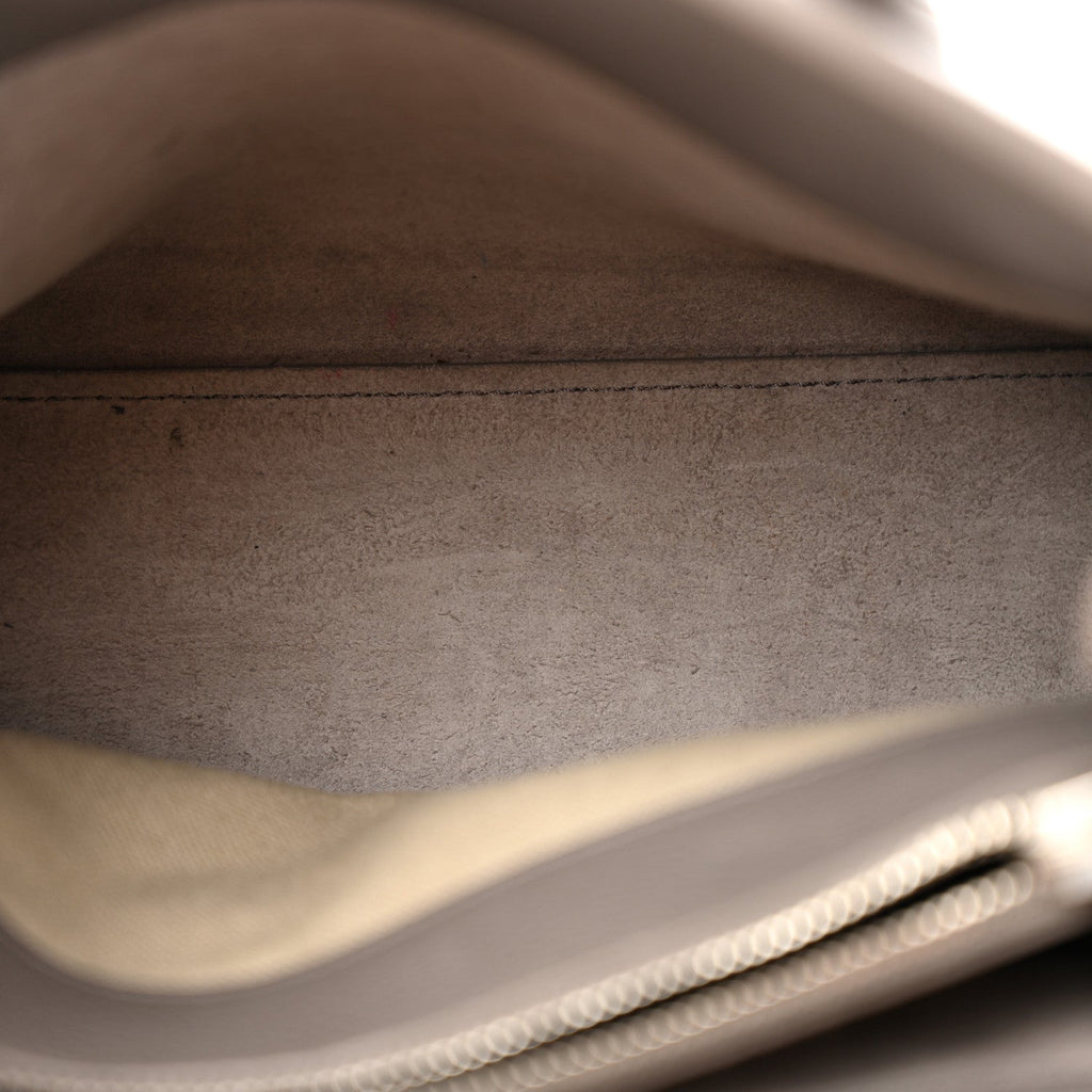 Grained Calfskin Nano Supple Sac De Jour Fog