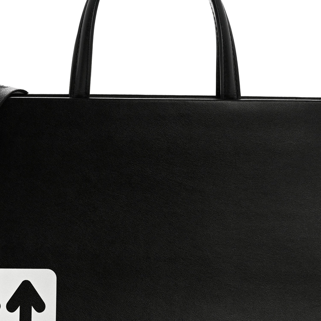 Calfskin Medium Box Bag Black