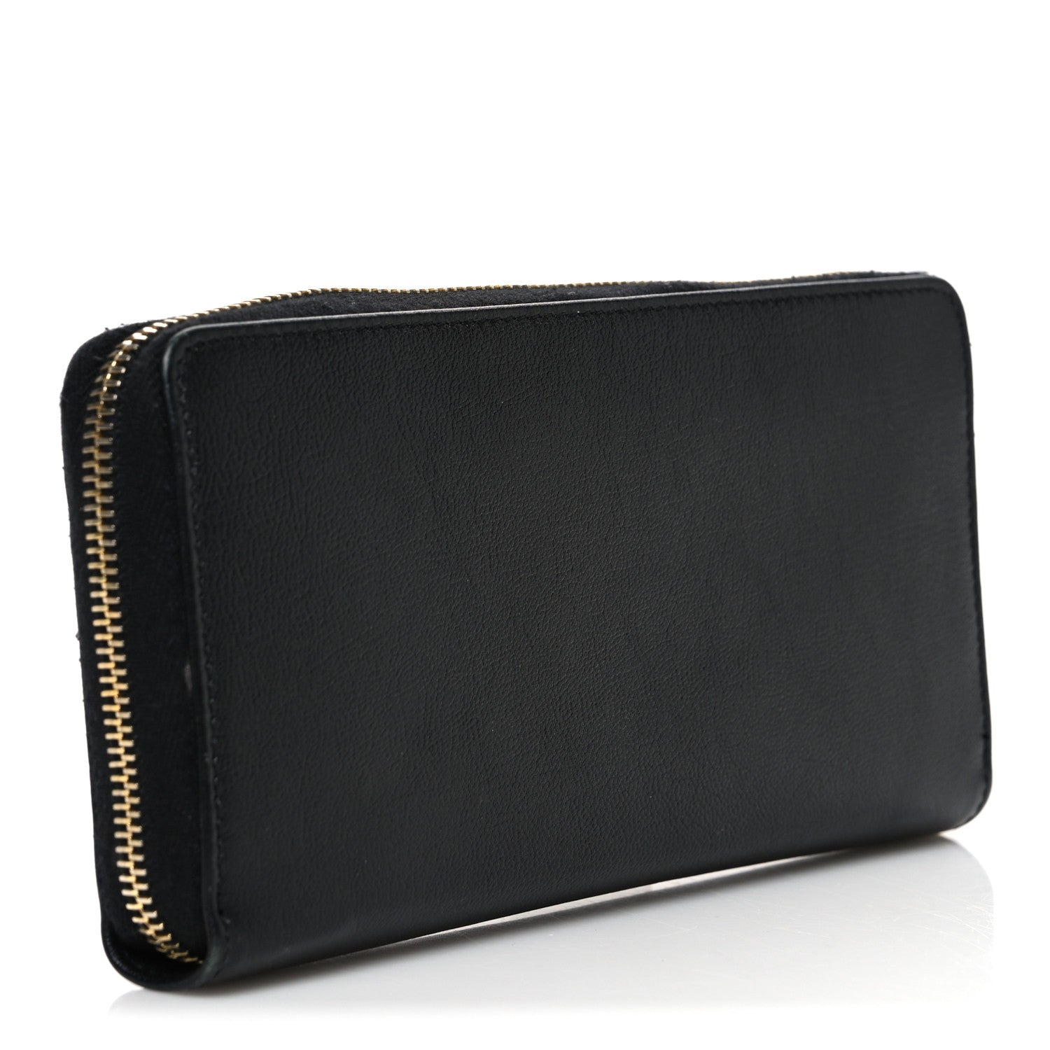 Chevre Belle De Jour Zip Around Wallet Black