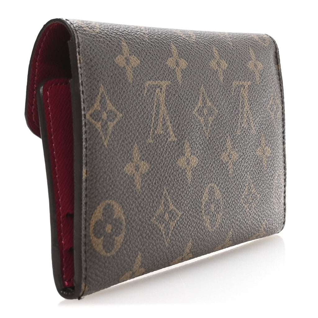 Monogram Josephine Wallet Fuchsia