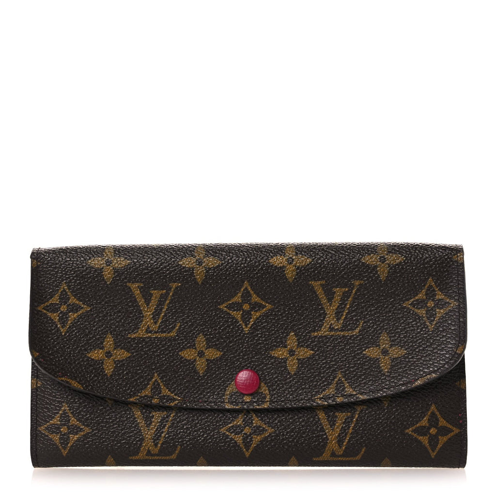 Monogram Emilie Wallet Fuchsia