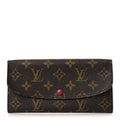 Monogram Emilie Wallet Fuchsia