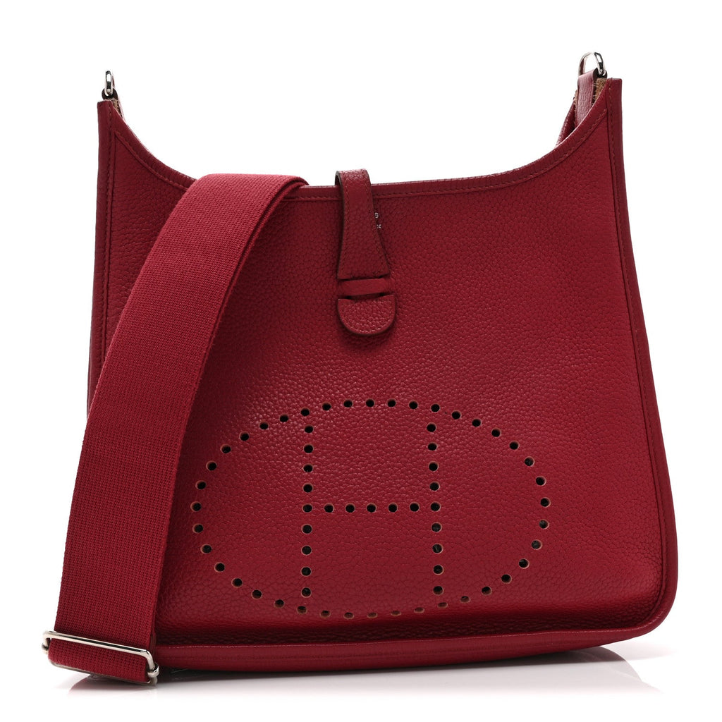 Taurillon Clemence EVELYNE III PM Rouge Grenat