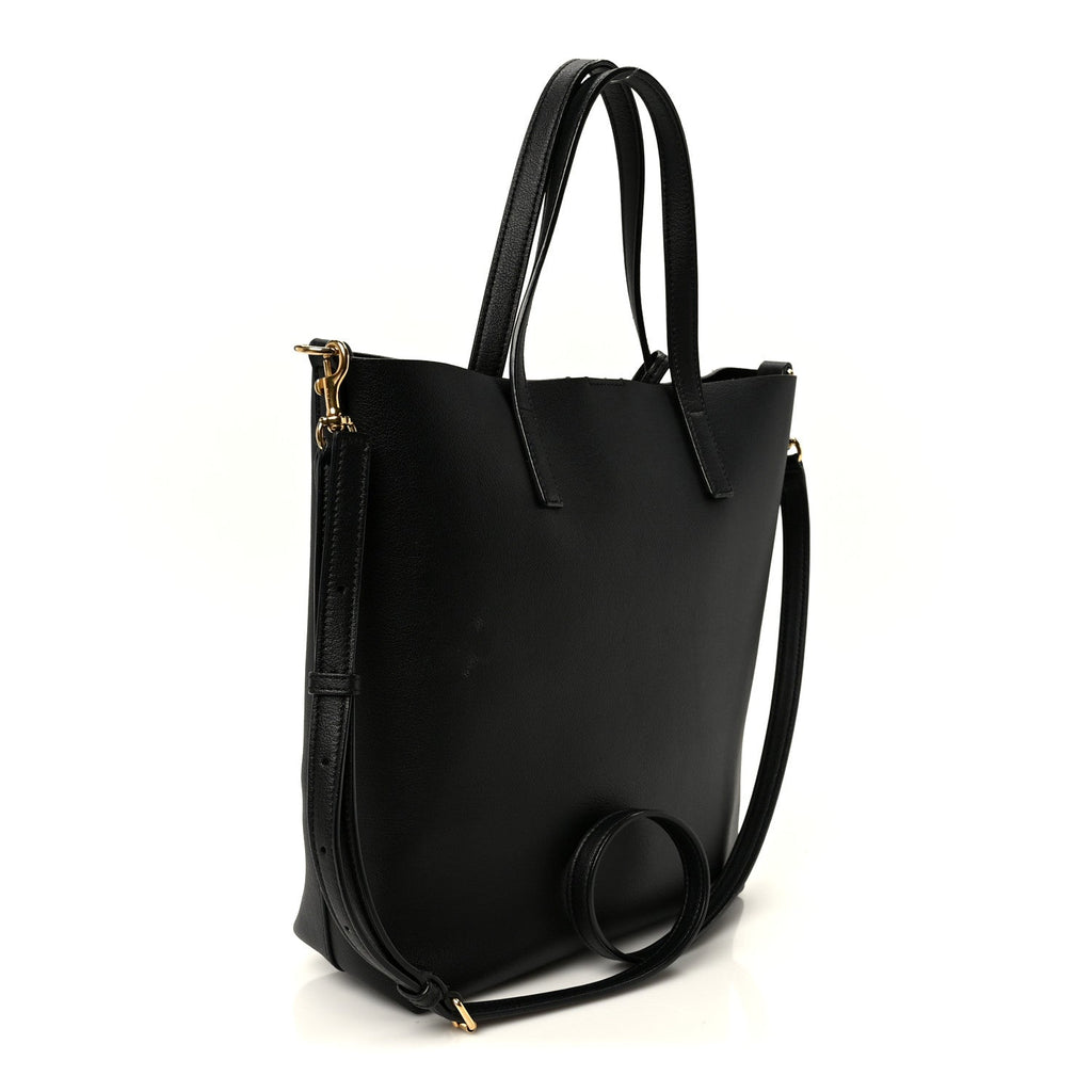 Calfskin Toy Shopping Tote Black