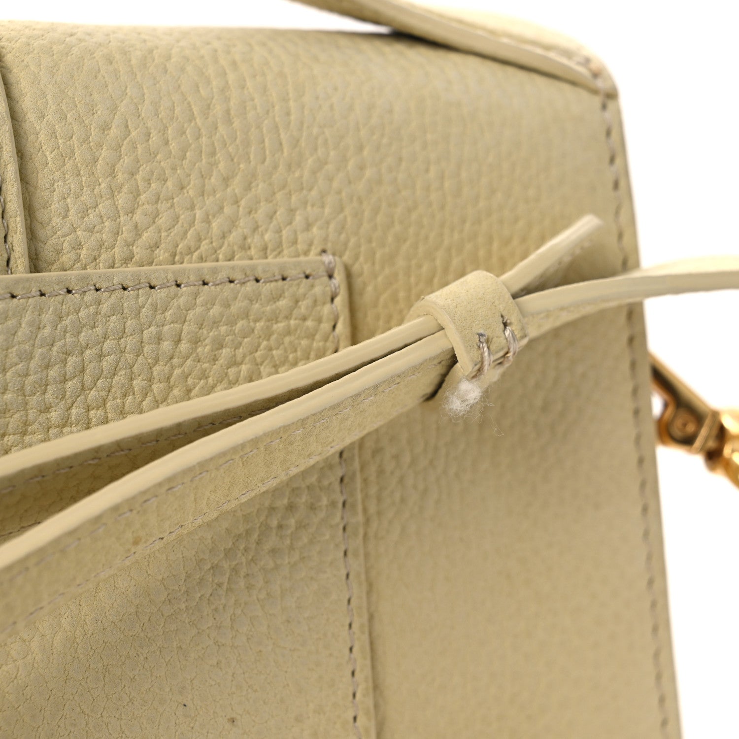 Grained Calfskin Le Grand Bambino Light Yellow