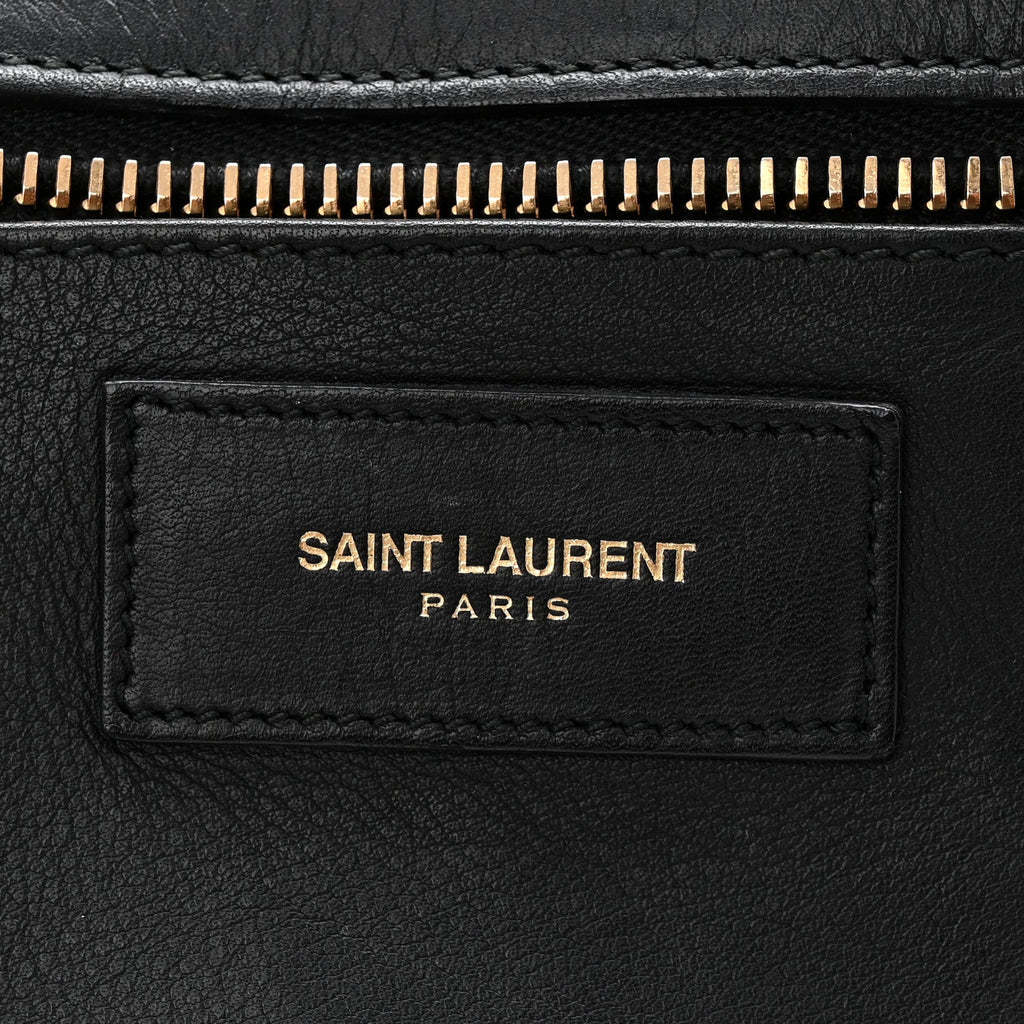 Calfskin Small Classic Y Cabas Black