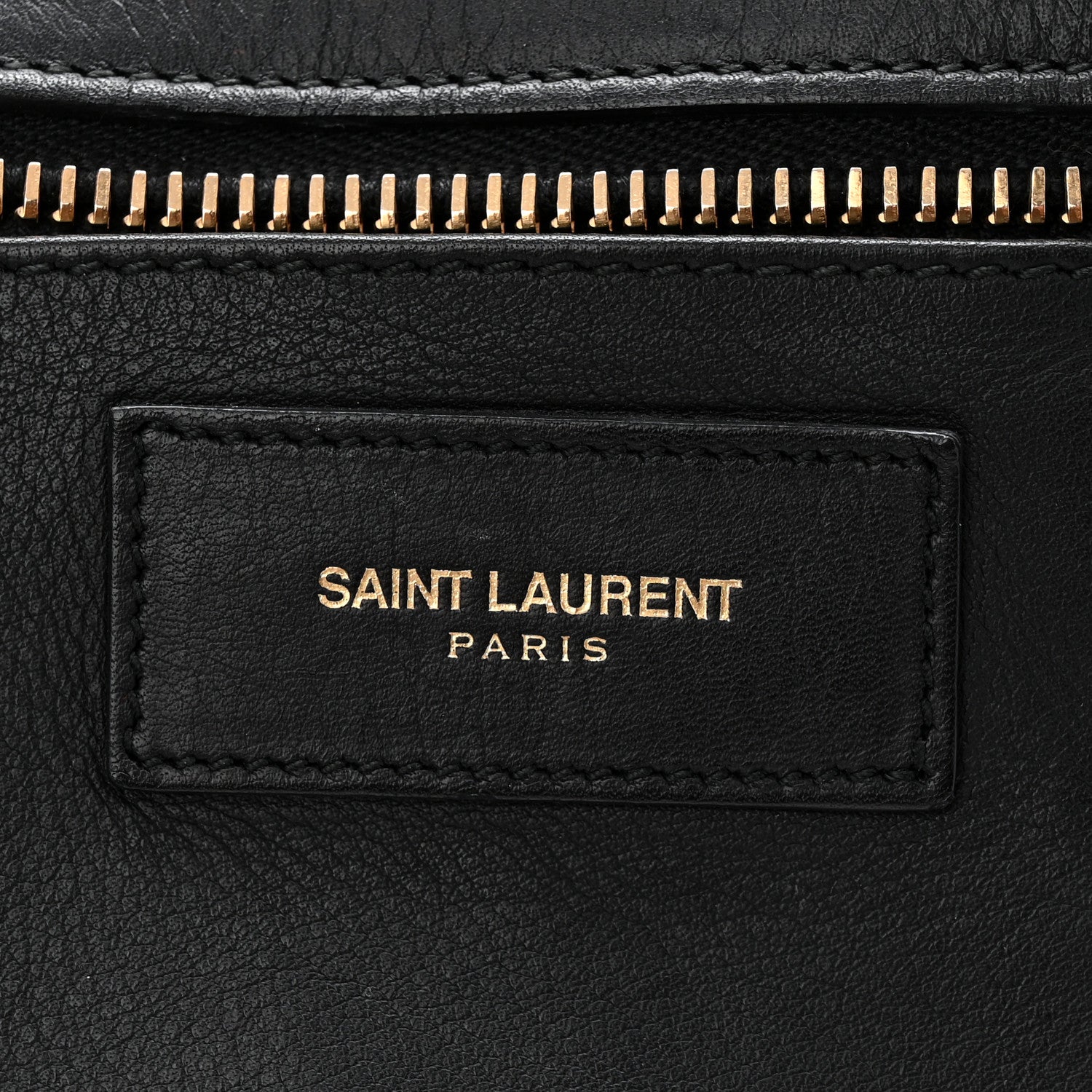 Calfskin Small Classic Y Cabas Black