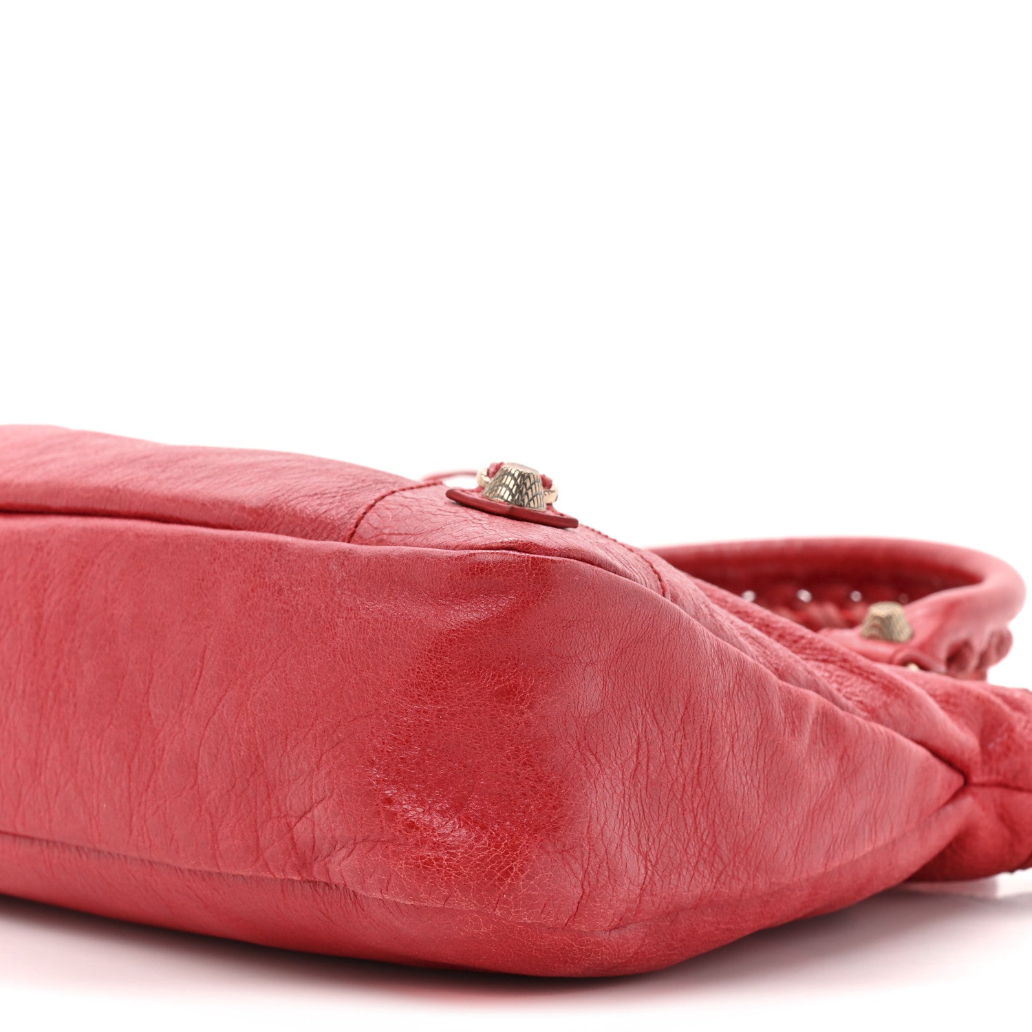 Agneau Giant 12 Rose Gold Hardware Town Rouge Coquelicot