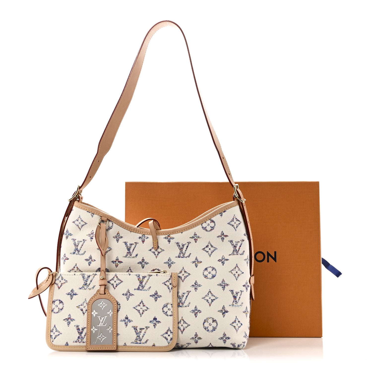 Monogram Jacquard CarryAll PM Multicolor Beige