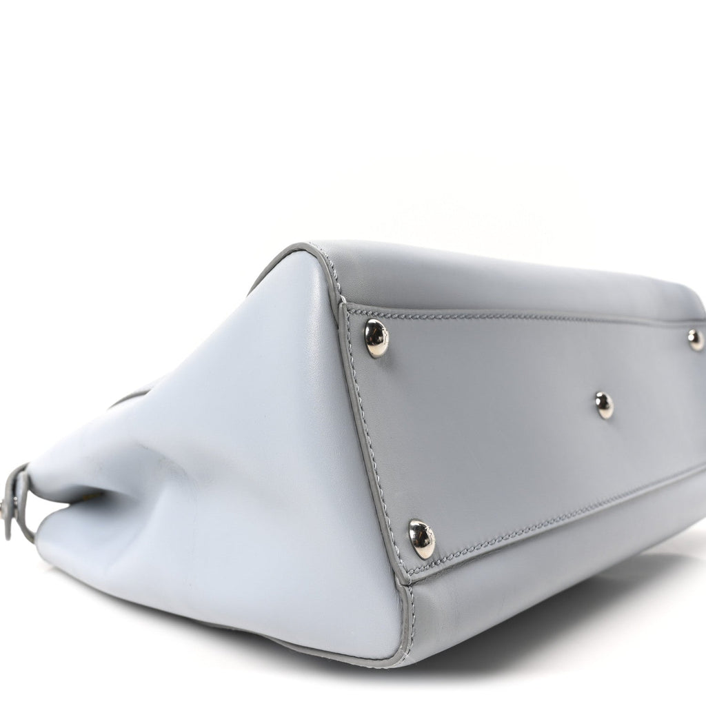 Vitello Morgan Shiny Nappa Medium Peekaboo Iconic Satchel Polvere Sunflower