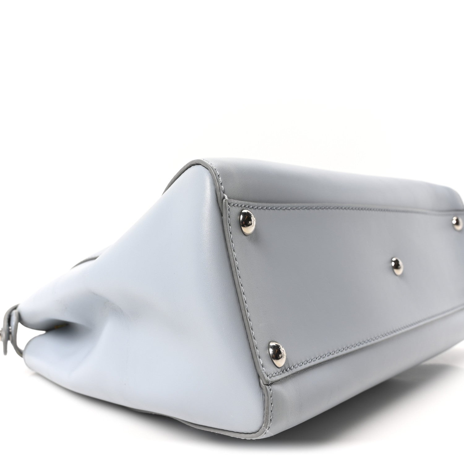 Vitello Morgan Shiny Nappa Medium Peekaboo Iconic Satchel Polvere Sunflower