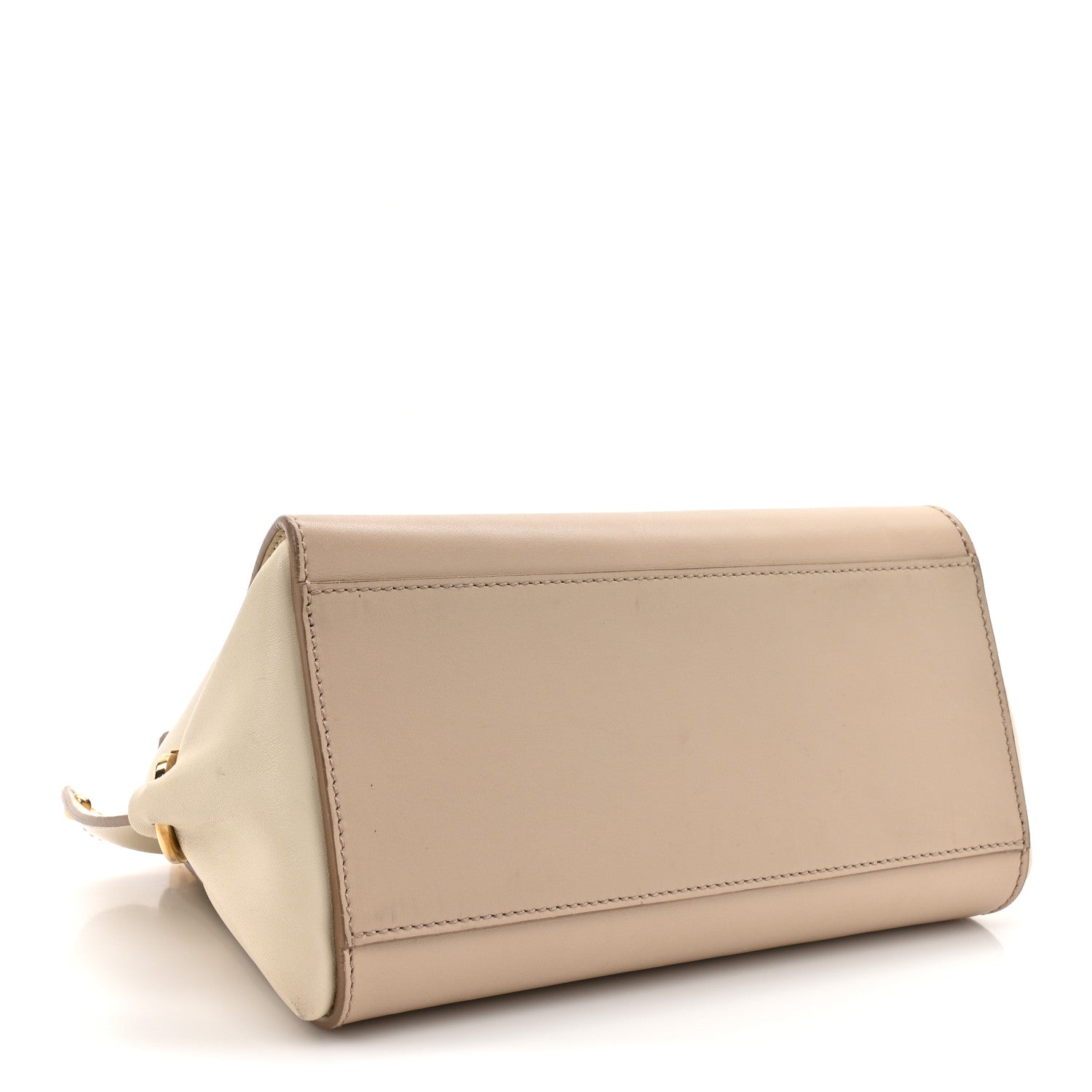 Calfskin Sofia Shoulder Bag Beige Multicolor