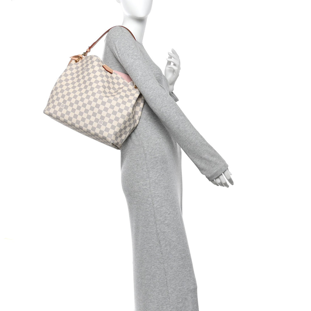 Damier Azur Graceful PM Rose Ballerine
