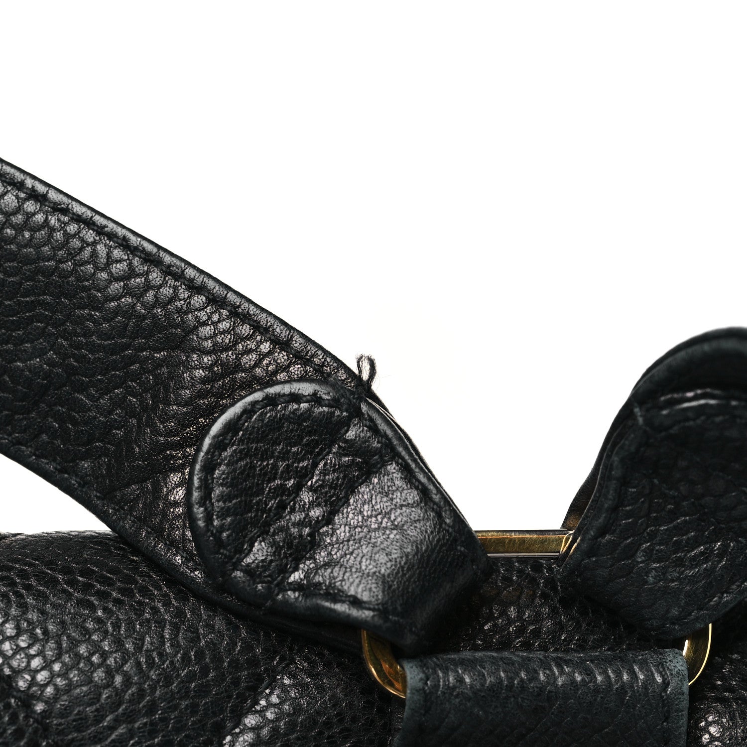 Caviar Quilted Backpack Black