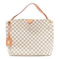 Damier Azur Graceful MM Rose Ballerine