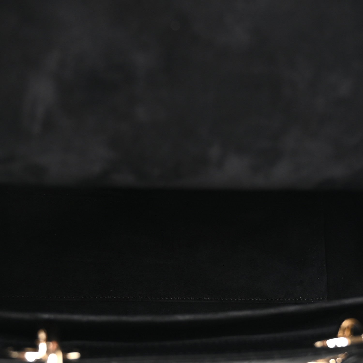 Lambskin Cannage Large Lady Dior Black