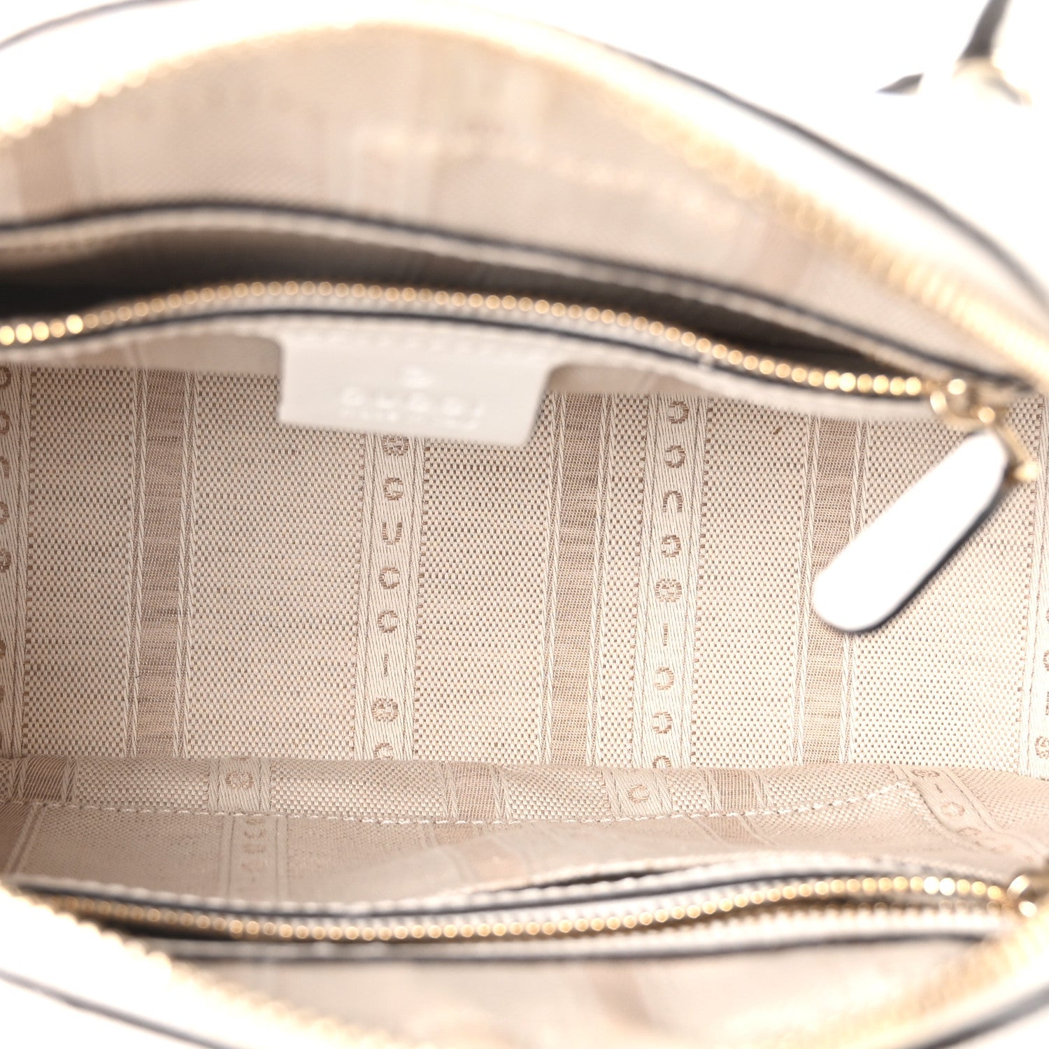 Calfskin Diamante Small Top Handle Bag White