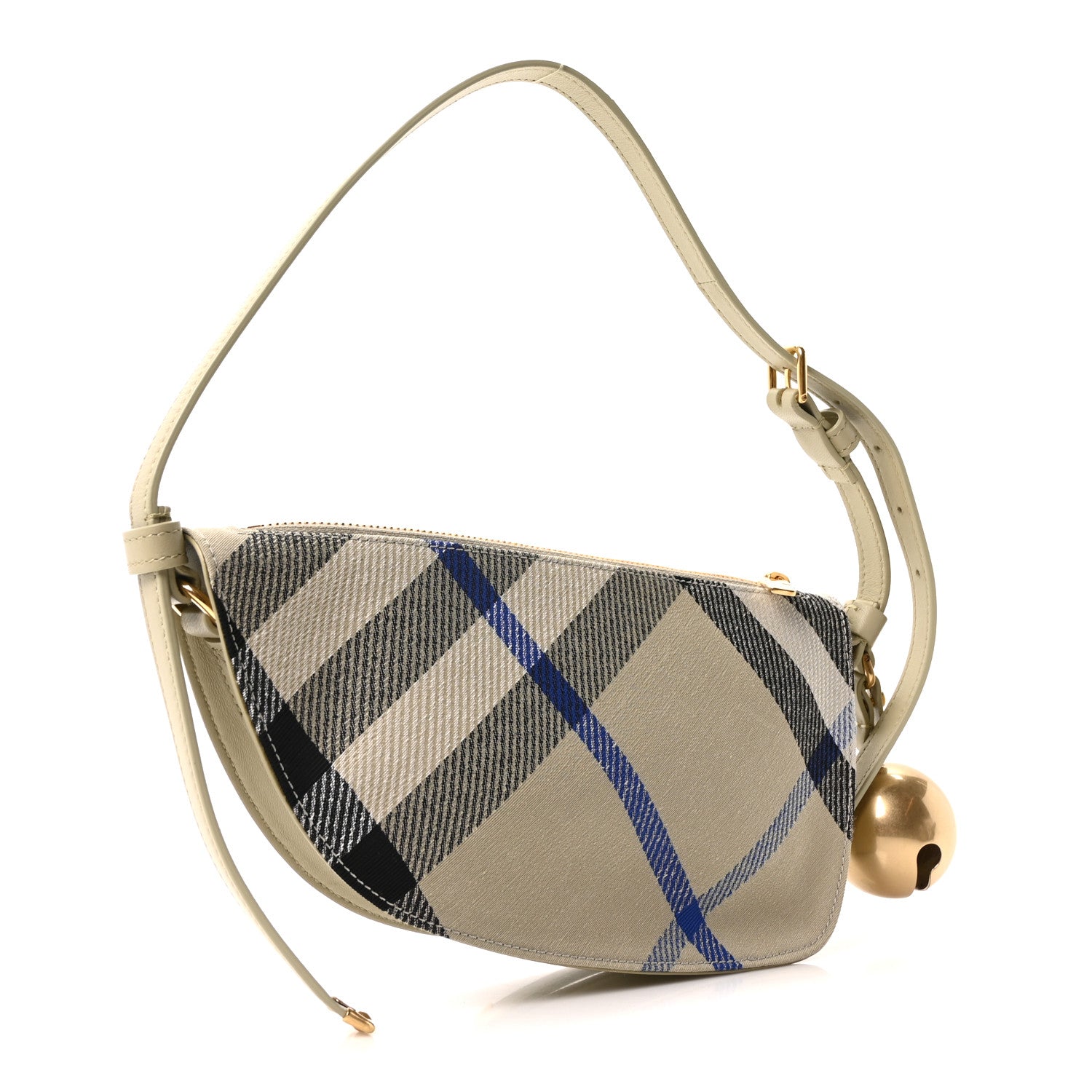 Jacquard Check Mini Shield Bag Lichen