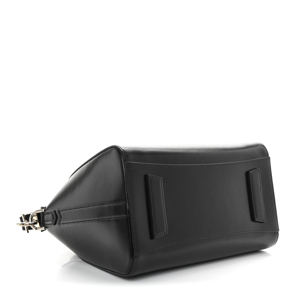 Shiny Lord Calfskin Medium Antigona Black