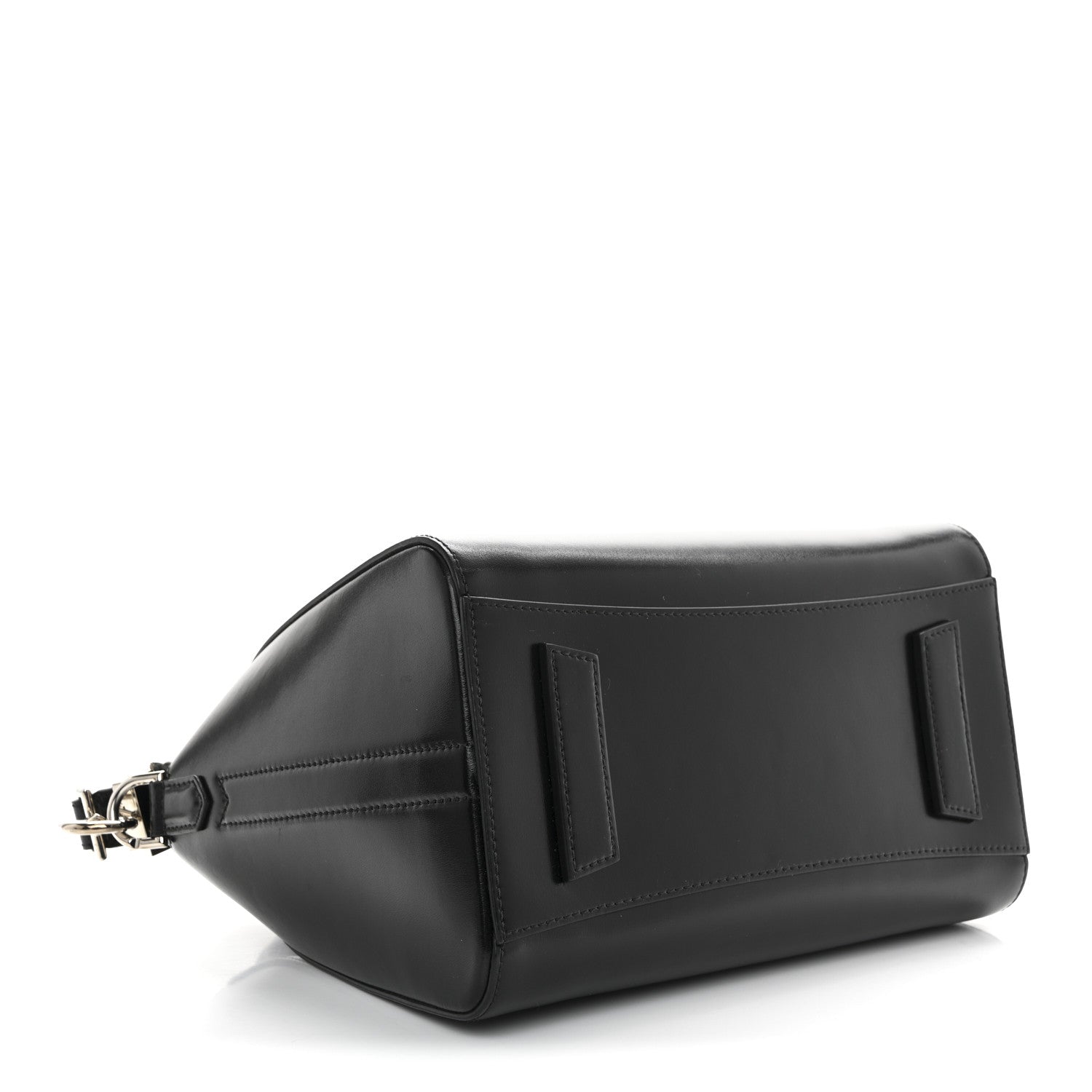 Shiny Lord Calfskin Medium Antigona Black