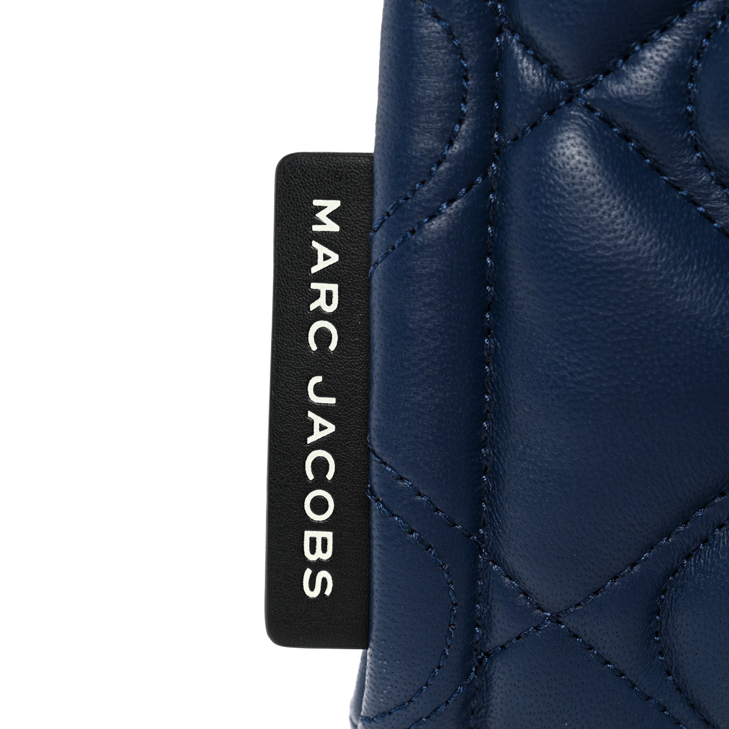 Lambskin Quilted Mini Grind Tote Bag Azure Blue