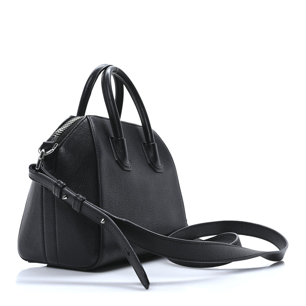 Sugar Goatskin Mini Antigona Black