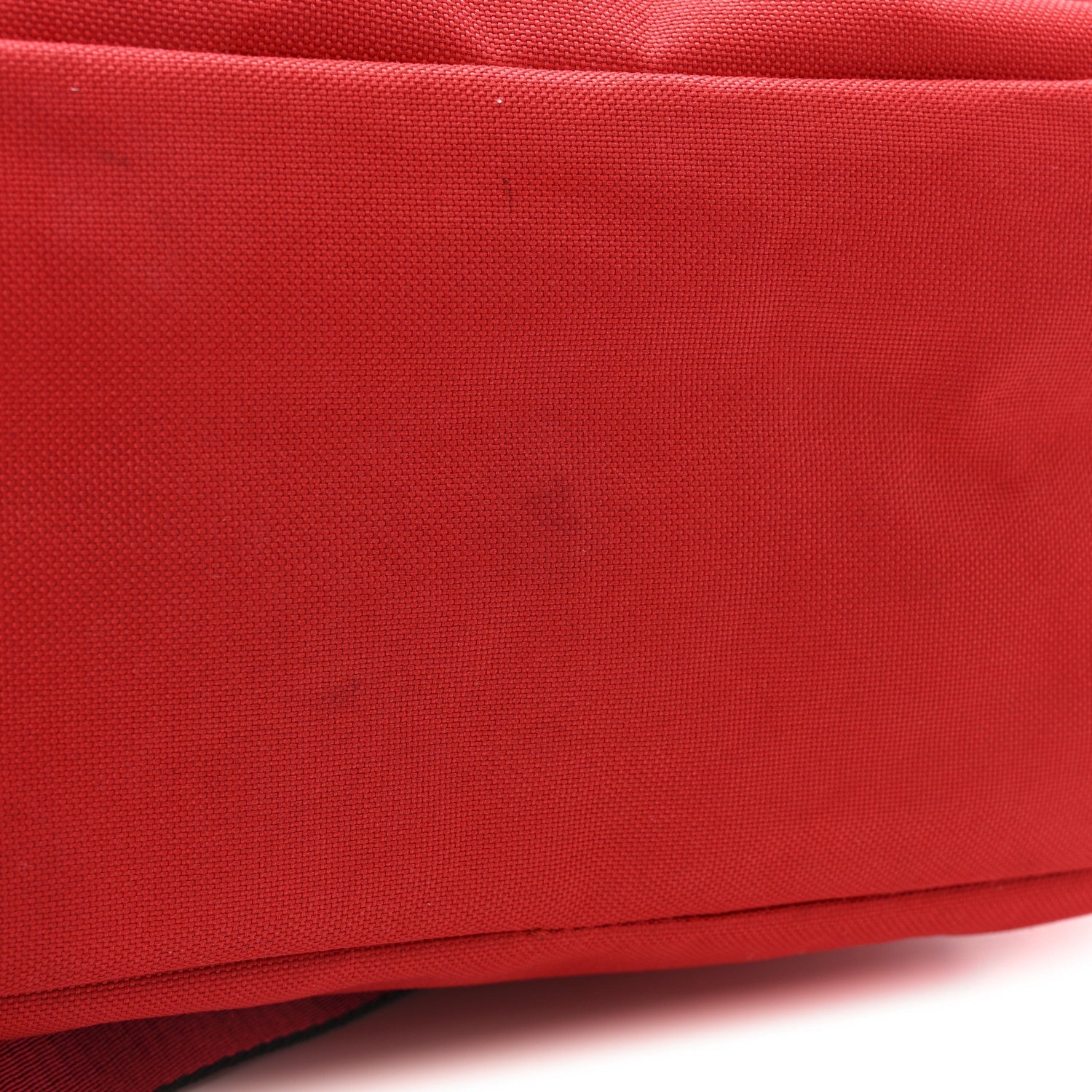 Canvas Quote Backpack Red White