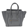 Baby Drummed Calfskin Micro Luggage Kohl
