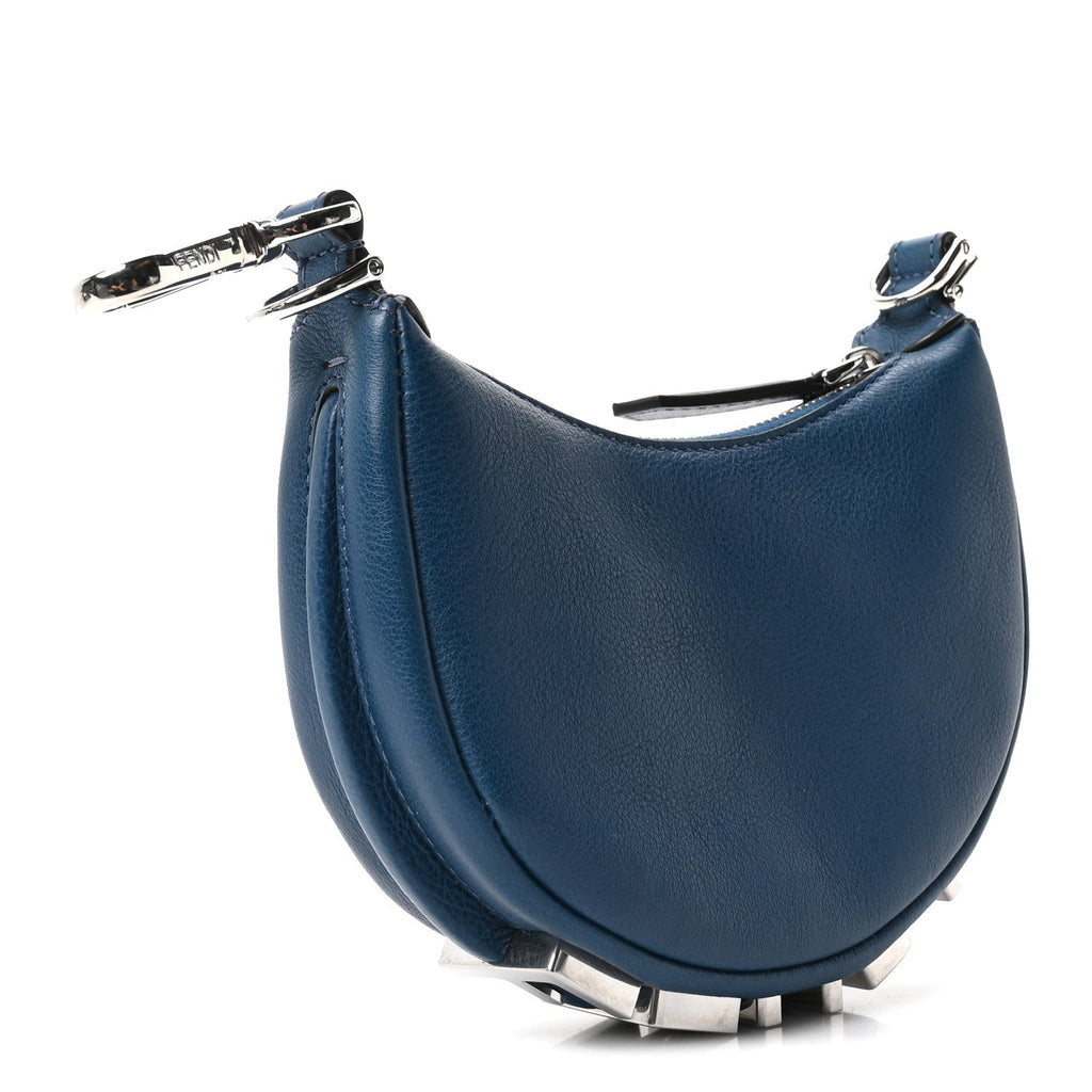 Vitello Grace Matte Nano Fendigraphy Hobo Charm Mirto