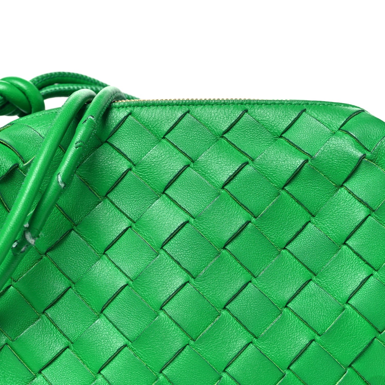 Nappa Intrecciato Mini Loop Camera Bag Parakeet