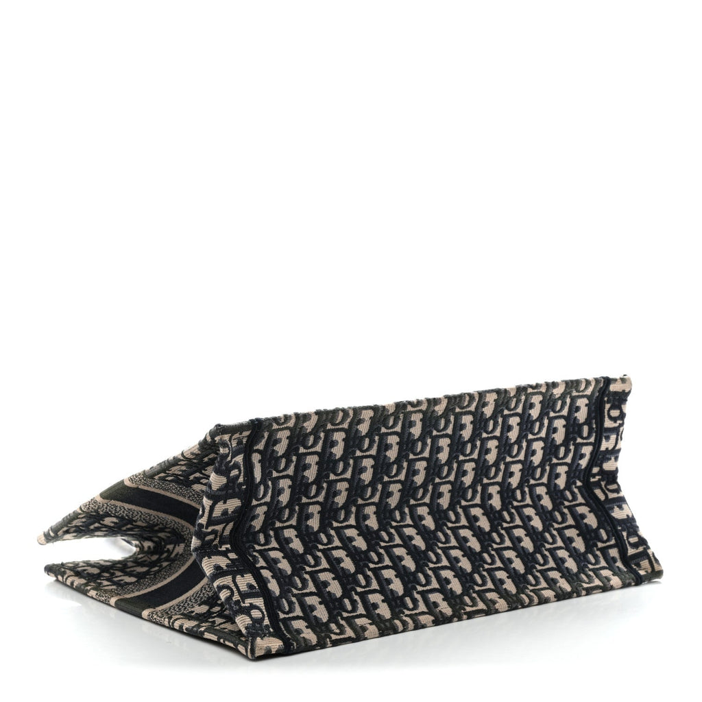 Oblique Medium Book Tote Blue Multicolor