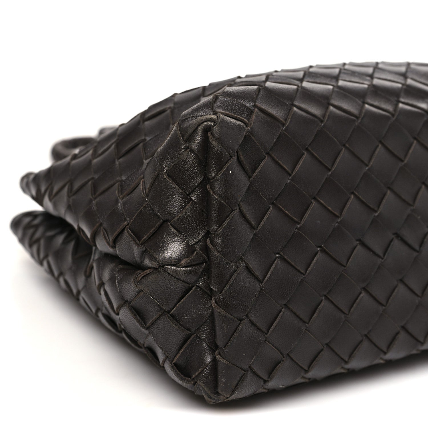Nappa Intrecciato Medium Andiamo Shoulder Bag Fondant