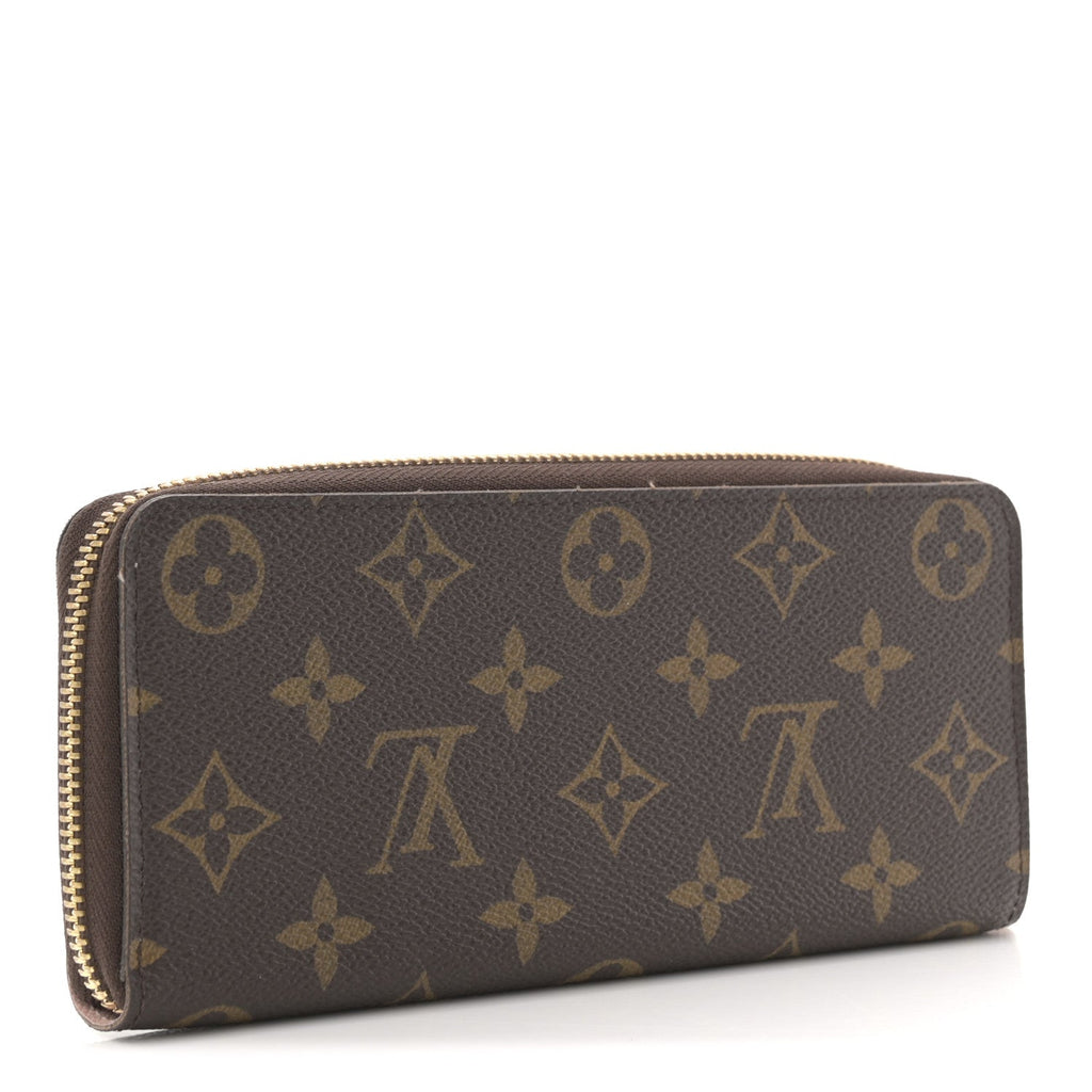 Monogram Clemence Wallet Rose Ballerine