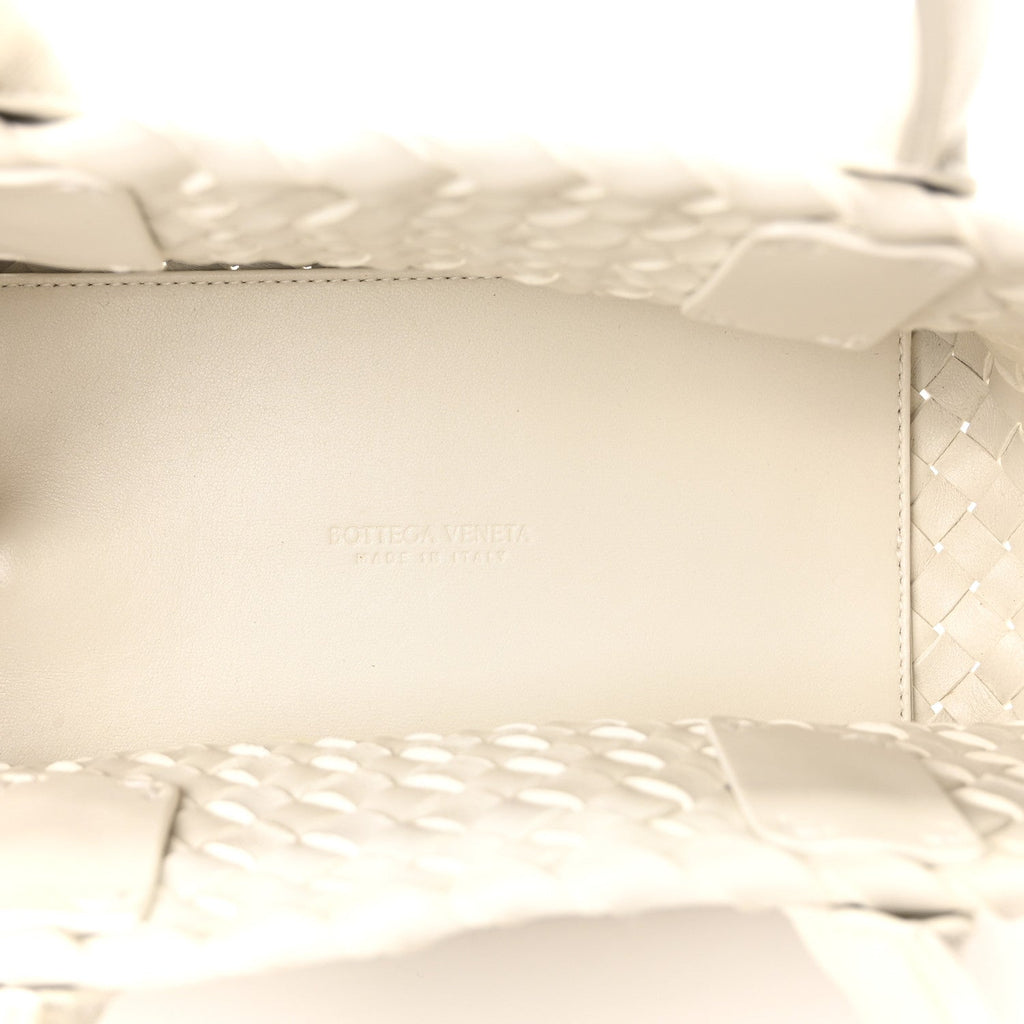 Nappa Intrecciato Mini Cabat White