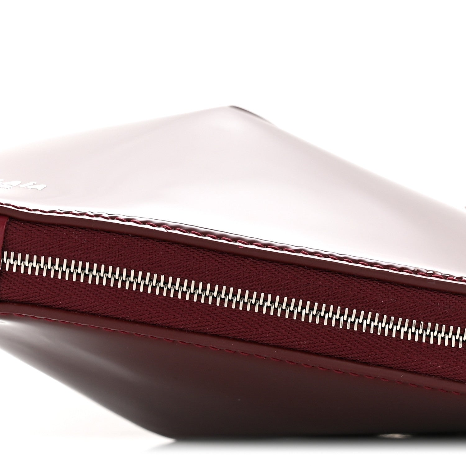 Patent Calfskin Le Coeur Bag Garnet Red