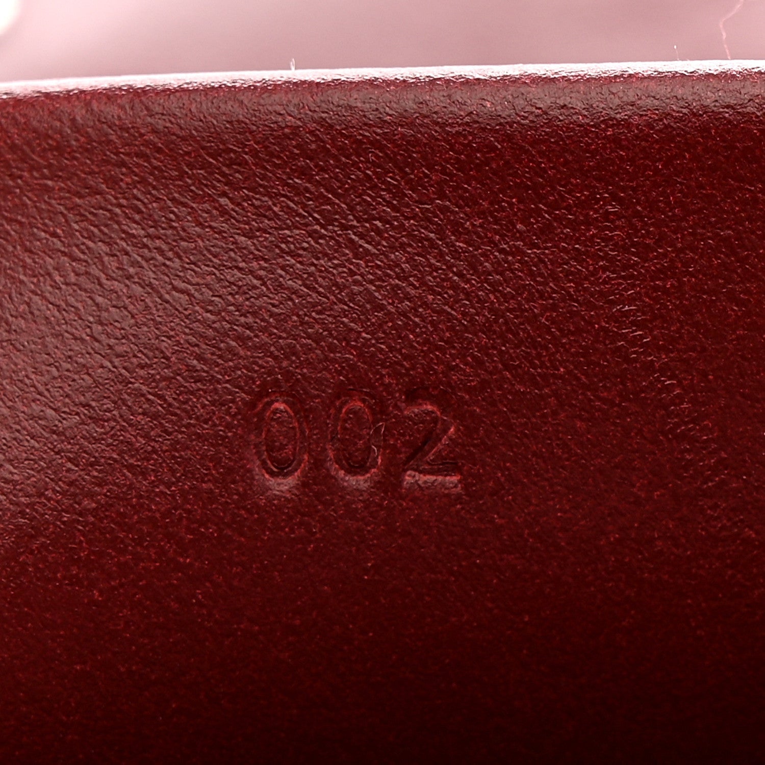 Lambskin Perforated Tiny PS1 Satchel Burgundy