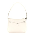 Calfskin Horsebit Slim Shoulder Bag White