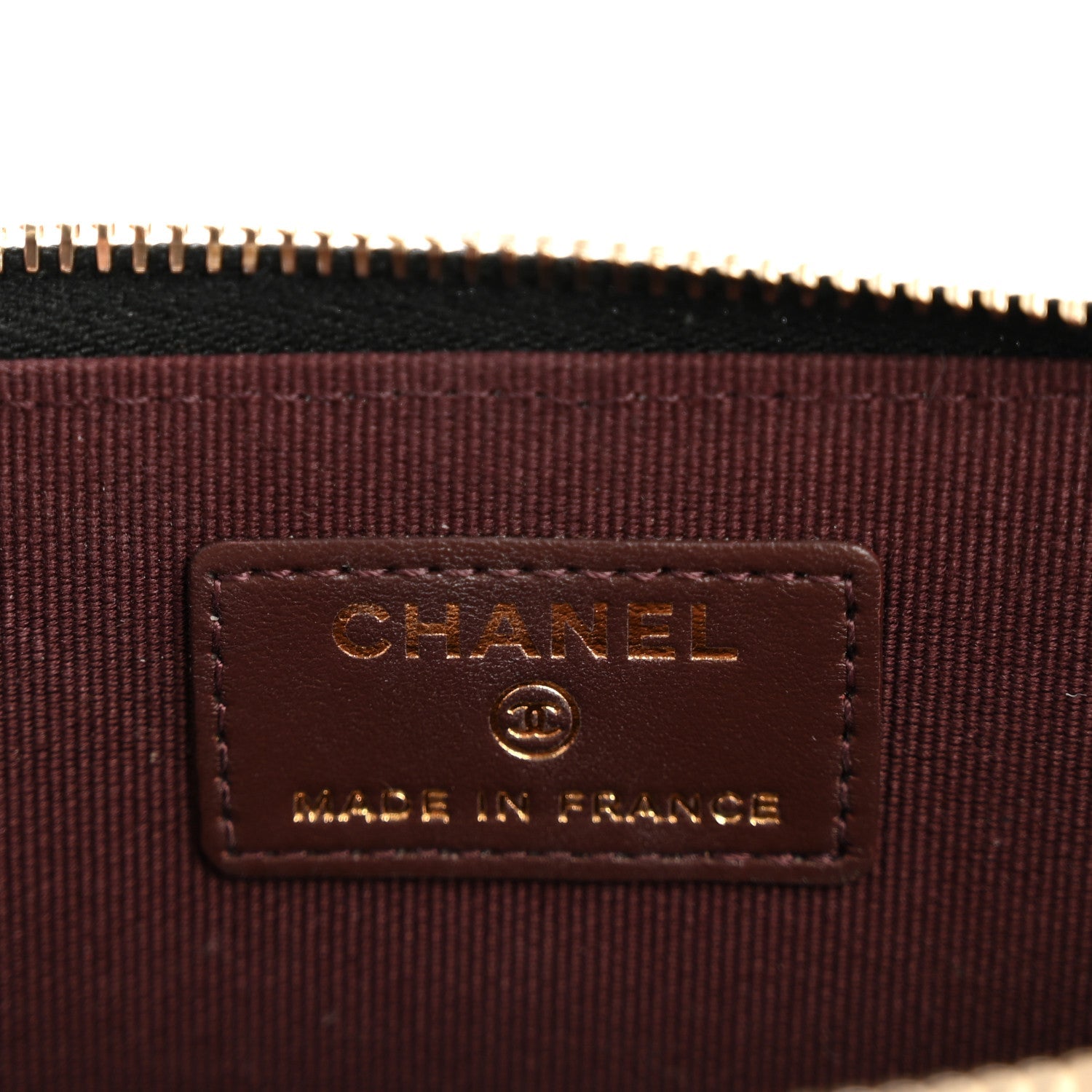 Caviar Quilted CC Zip Around  Holder Black