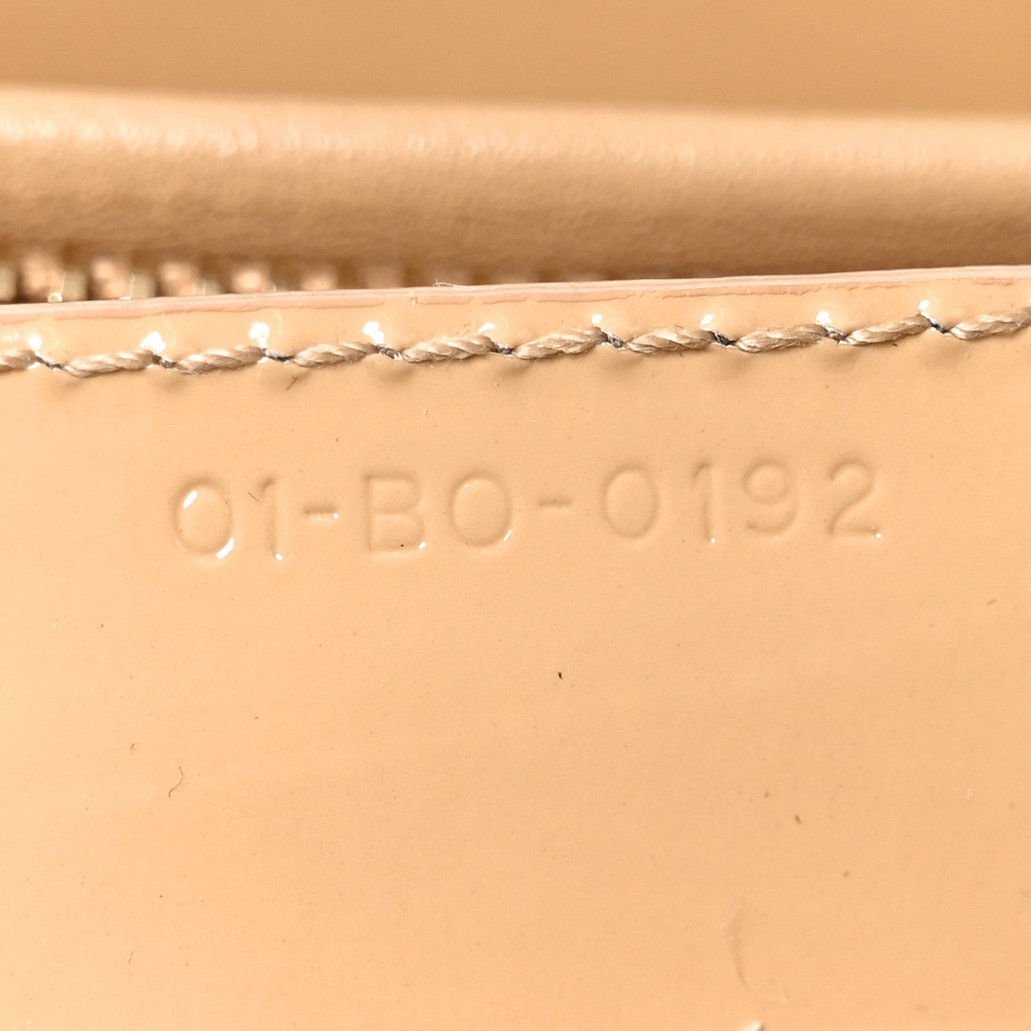 Patent Cannage Large Lady Dior Beige