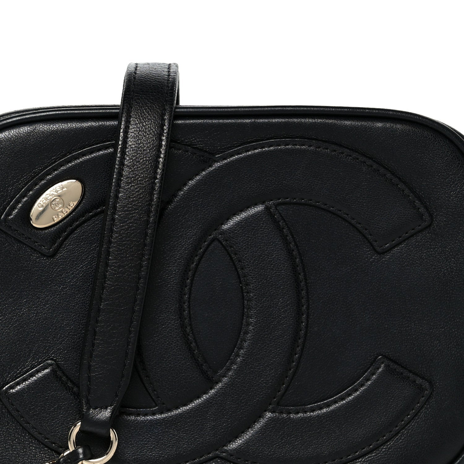 Calfskin CC Mania Camera Case Black