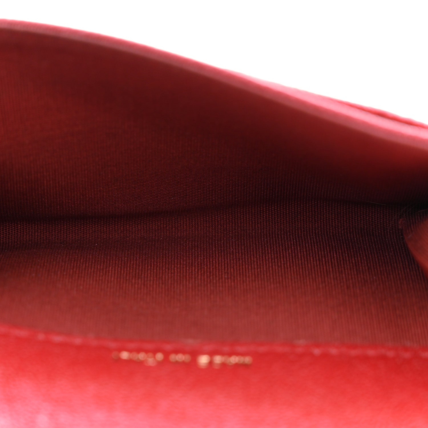 Caviar Quilted Boy Flap  Holder Wallet Red