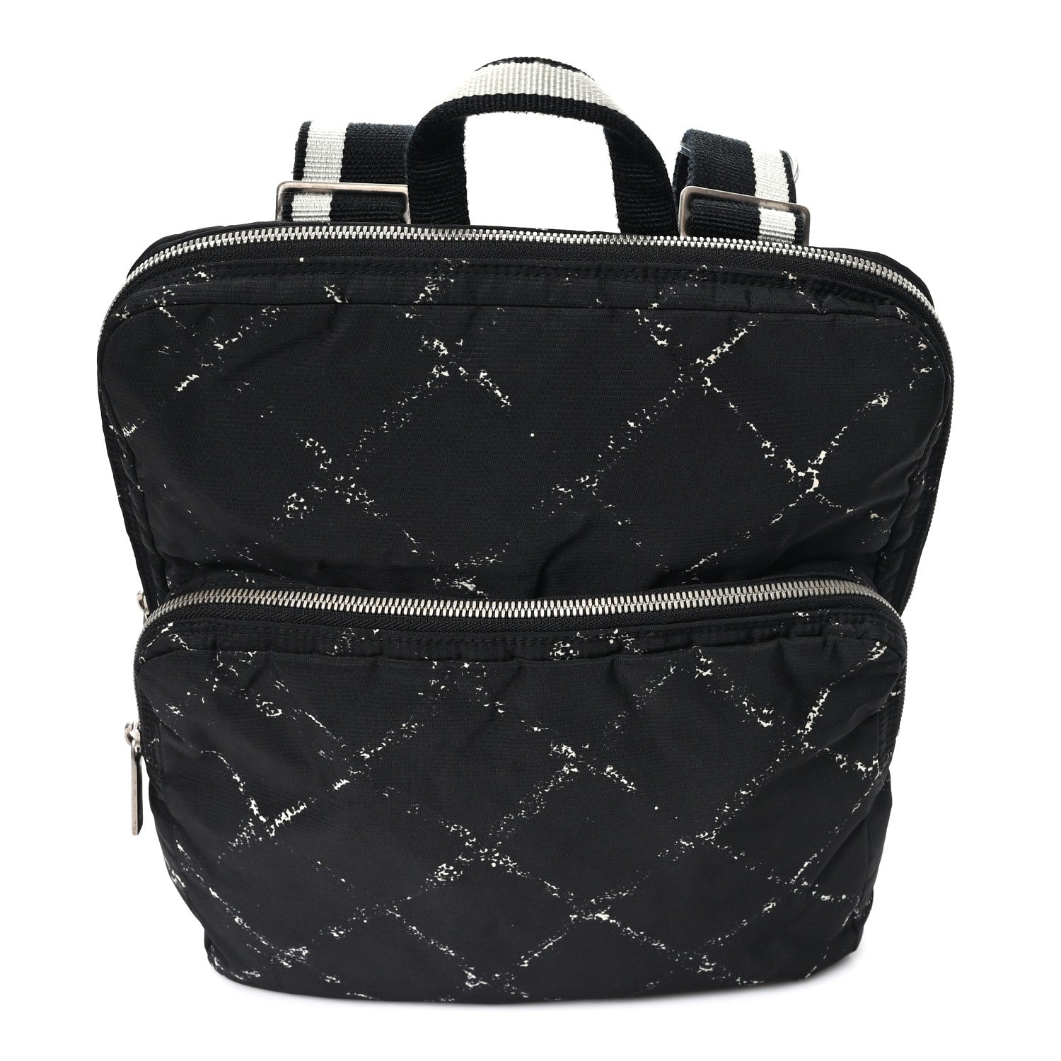 Nylon Travel Backpack Black