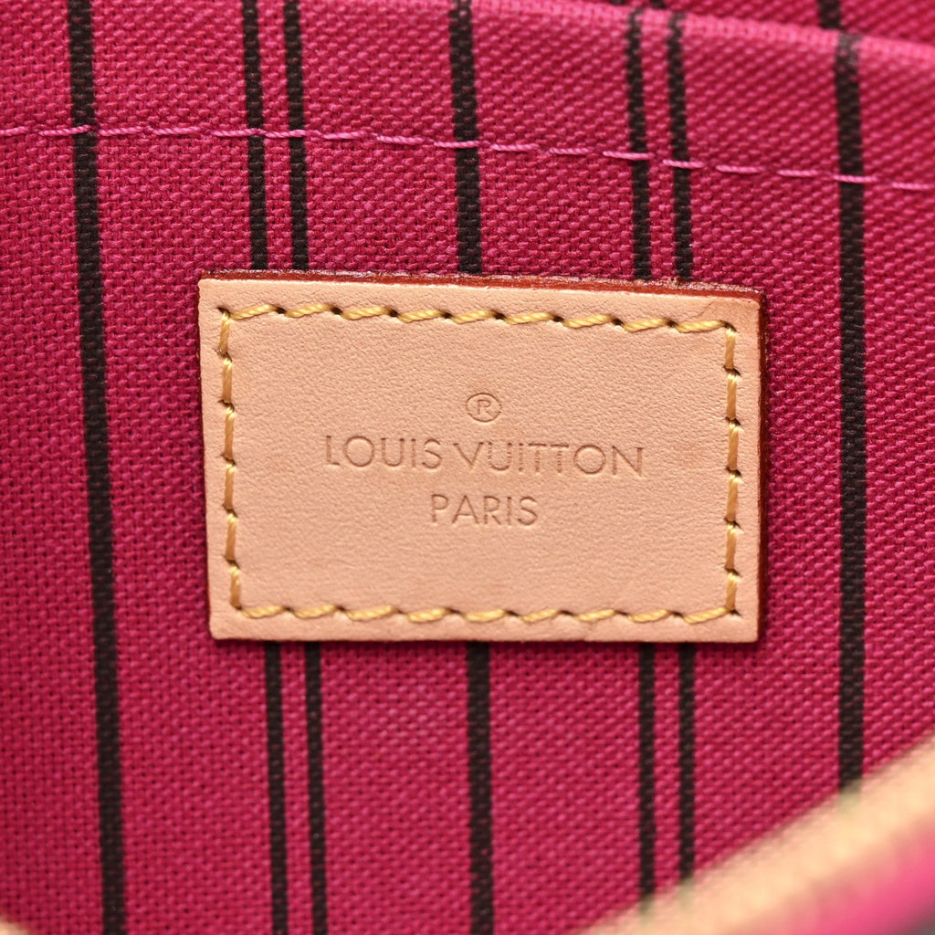 Monogram Neverfull MM GM Pochette Pivoine
