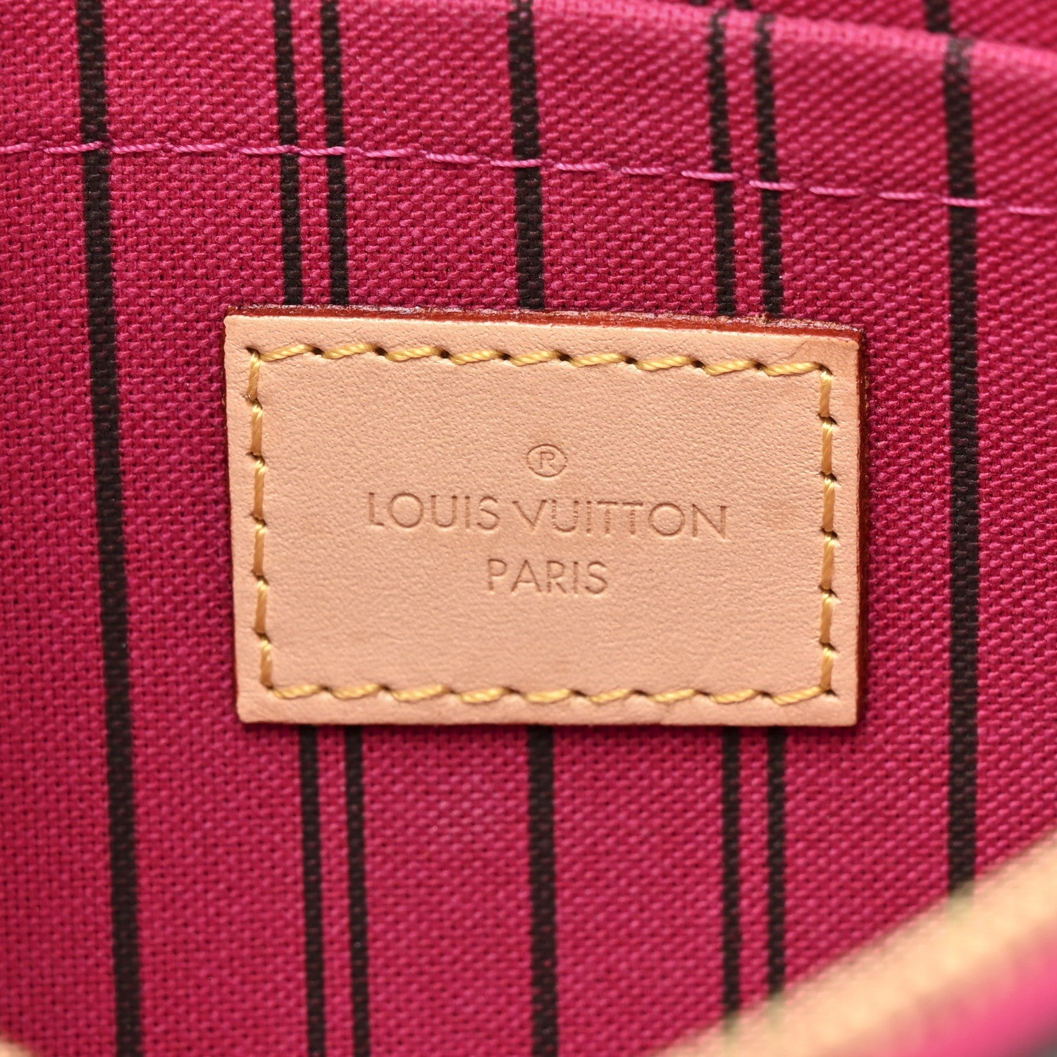 Monogram Neverfull MM GM Pochette Pivoine
