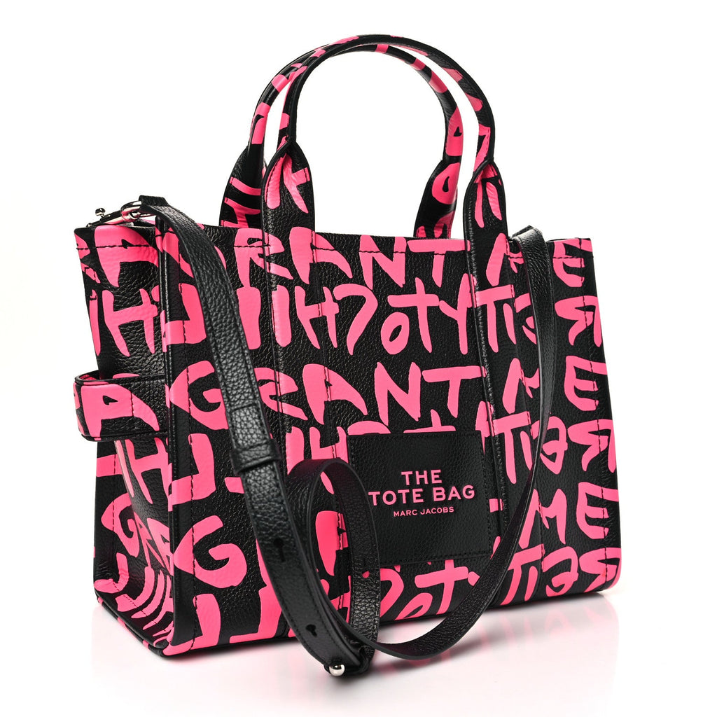 X STEPHEN SPROUSE Grained Calfskin Medium The Tote Bag Pink