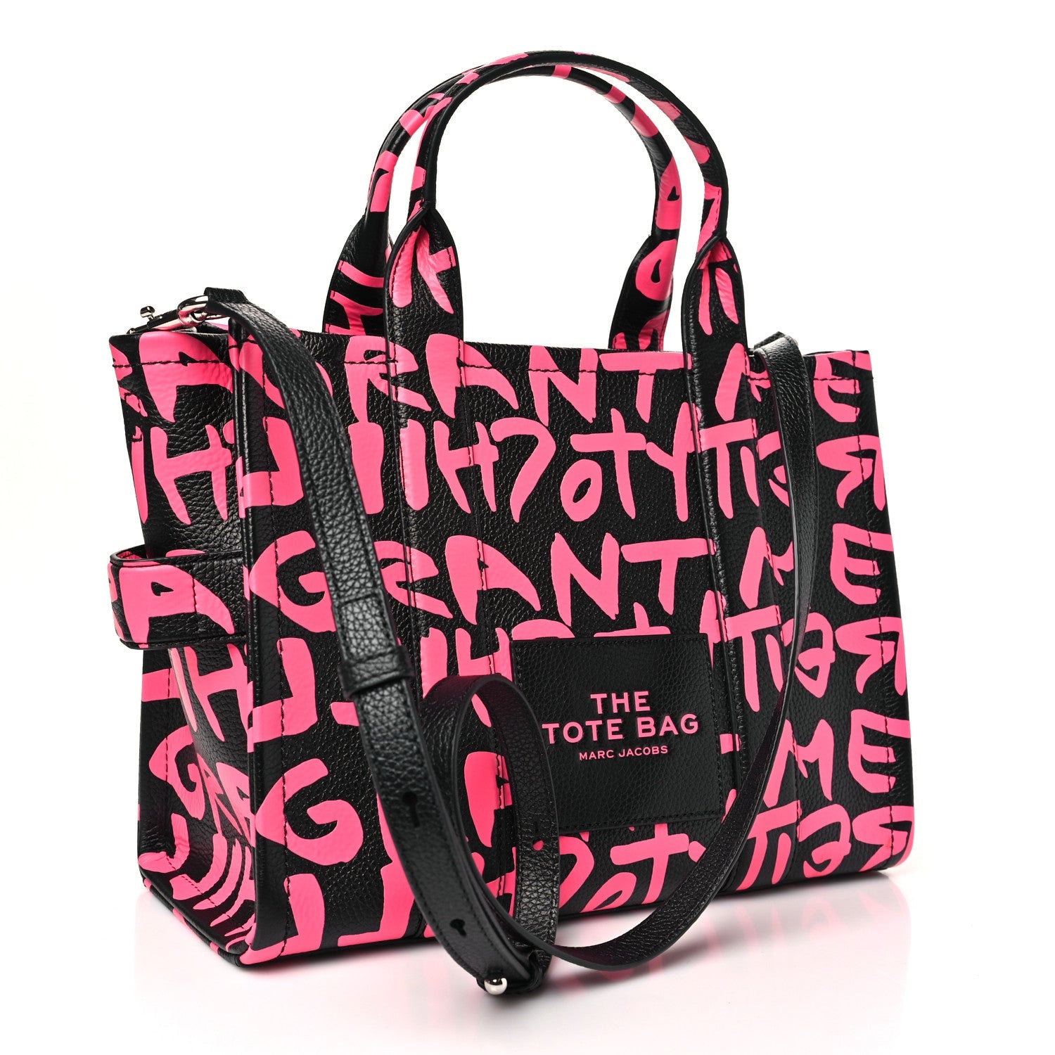 X STEPHEN SPROUSE Grained Calfskin Medium The Tote Bag Pink